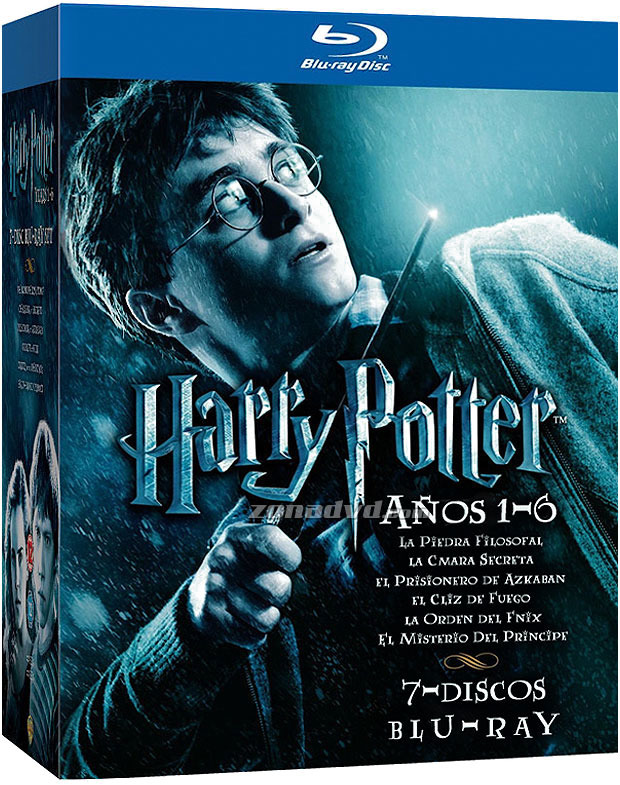 carátula Harry Potter - Pack Años 1-6 Blu-ray 1