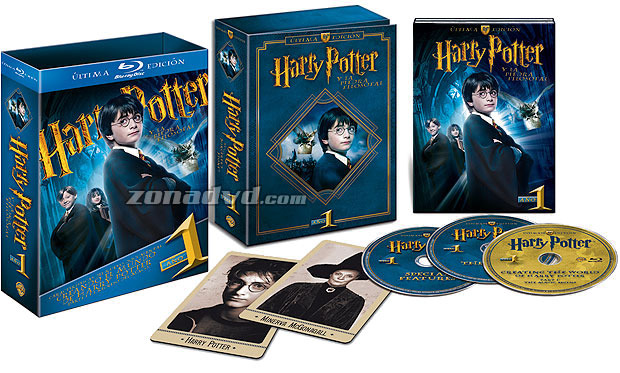 Harry Potter y la Piedra Filosofal - Edición Coleccionistas Blu-ray