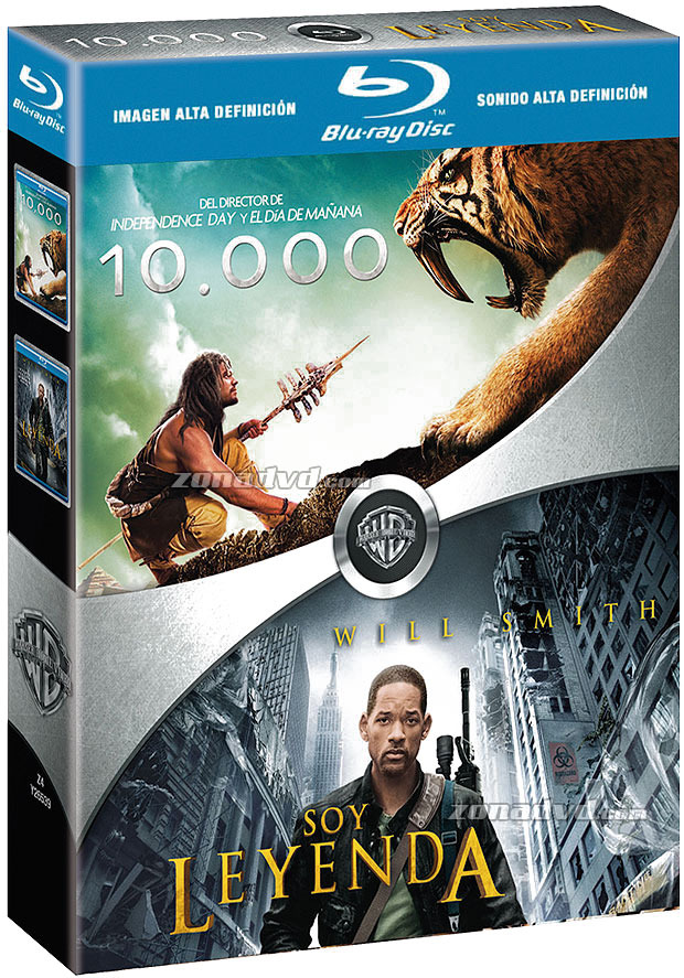 Pack 10.000 + Soy Leyenda Blu-ray