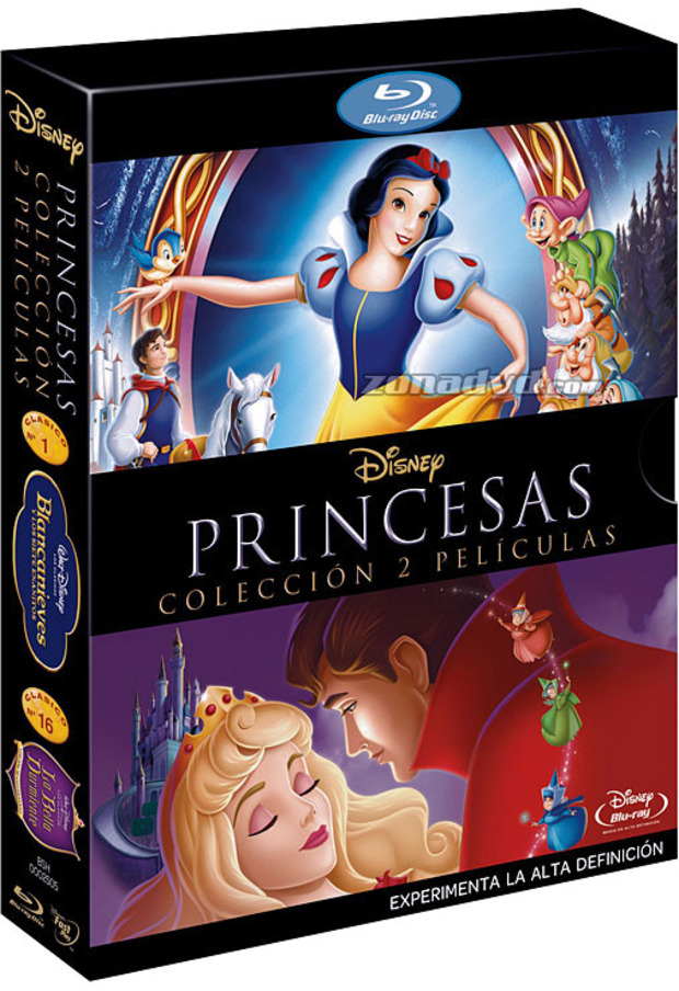 carátula Pack Blancanieves y los Siete Enanitos + La Bella Durmiente Blu-ray 1