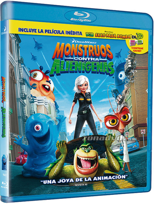 Monstruos contra Alienígenas Blu-ray