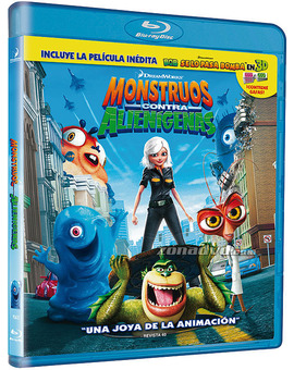 Monstruos contra Alienígenas Blu-ray