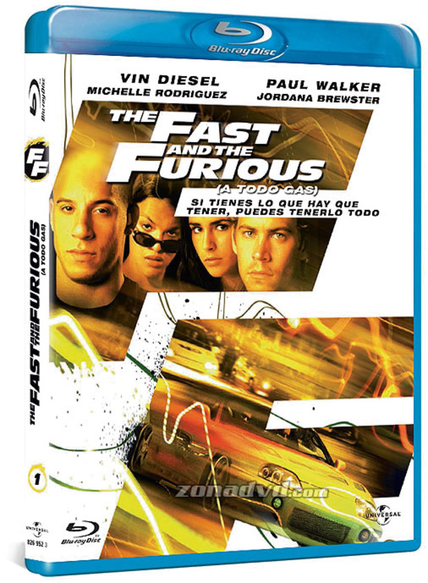 The Fast and the Furious (A Todo Gas) Blu-ray