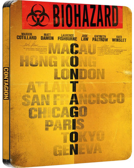 Contagio en Steelbook en UHD 4K