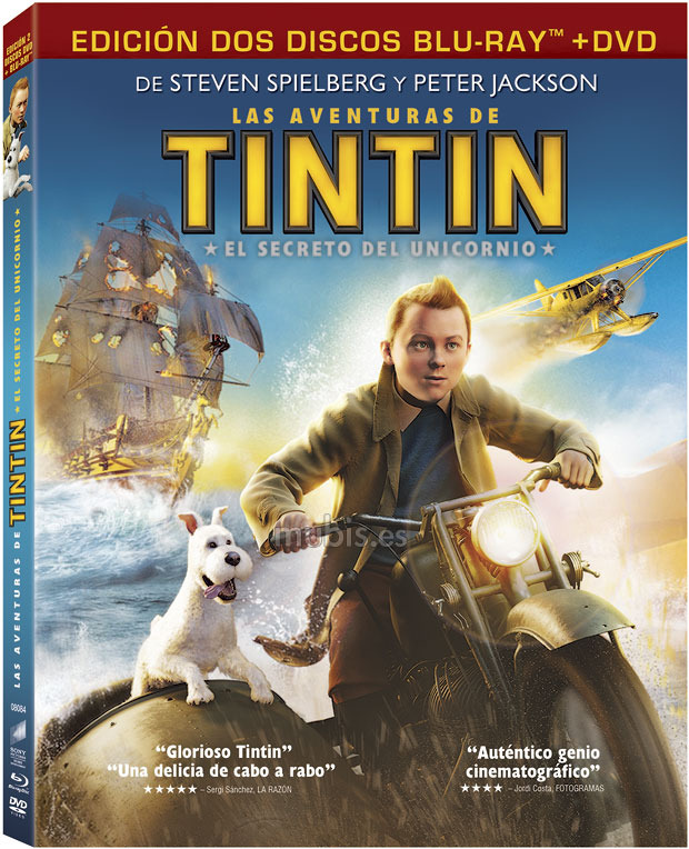 Las Aventuras de Tintin: El Secreto del Unicornio (Combo Blu-ray + DVD) Blu-ray