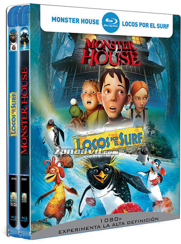 Pack Monster House + Locos por el Surf Blu-ray
