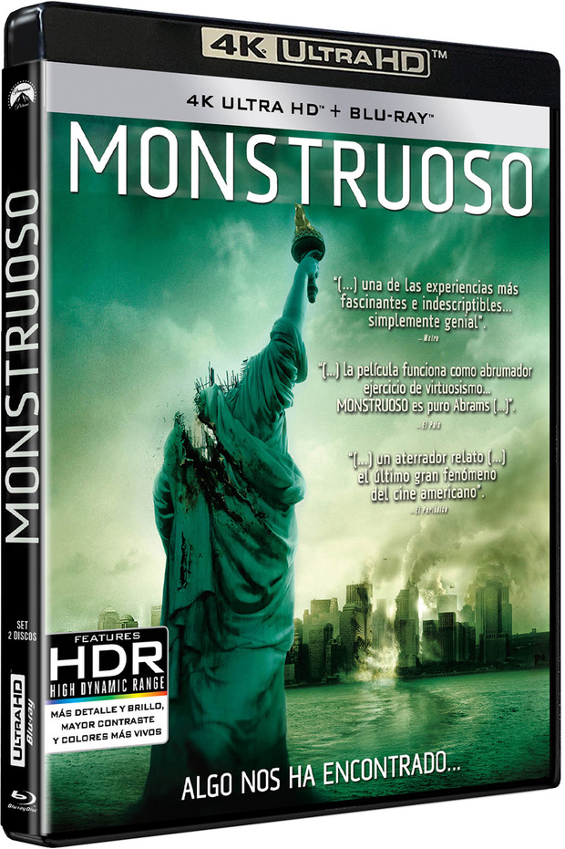 carátula Monstruoso Ultra HD Blu-ray 2