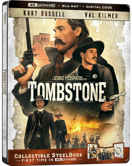 Tombstone: La Leyenda de Wyatt Earp en Steelbook en UHD 4K