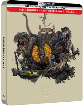 Trilogía Jurassic Park - Edición Metálica Ultra HD Blu-ray 2