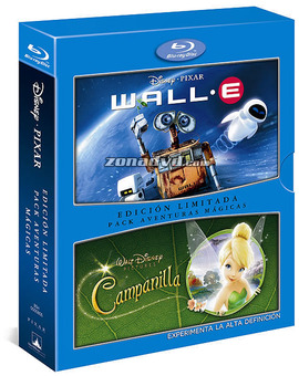 Pack Wall-E + Campanilla Blu-ray