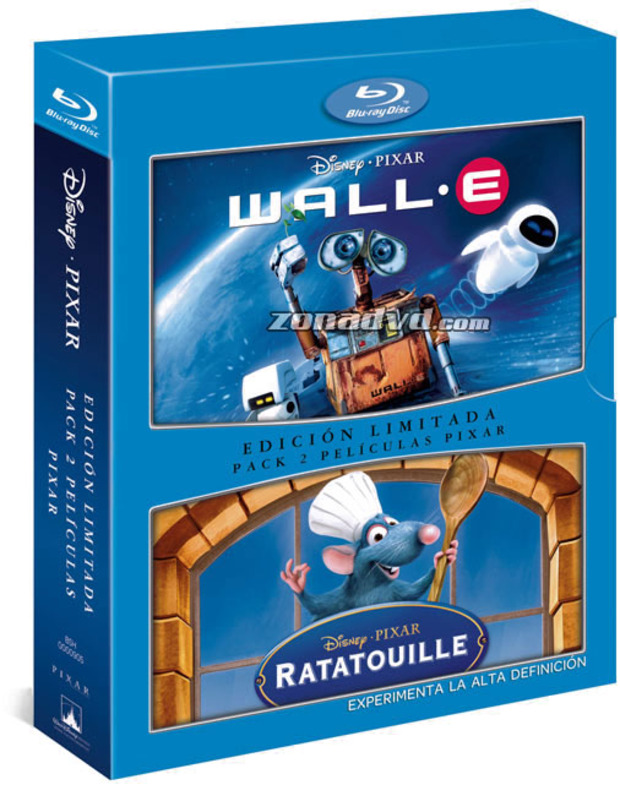 carátula Pack Wall-E + Ratatouille Blu-ray 1