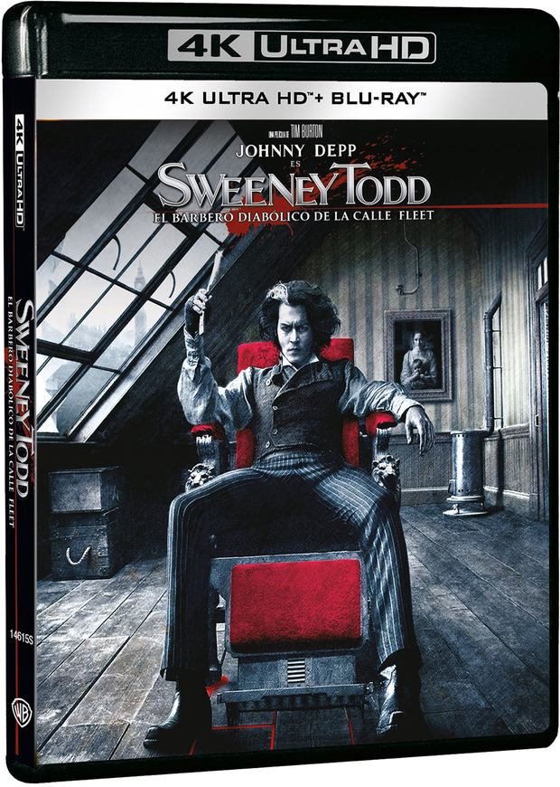Sweeney Todd, El Barbero Diabólico de la Calle Fleet Ultra HD Blu-ray