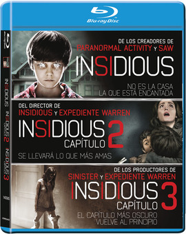 Pack Insidious 1, 2 y 3 Blu-ray