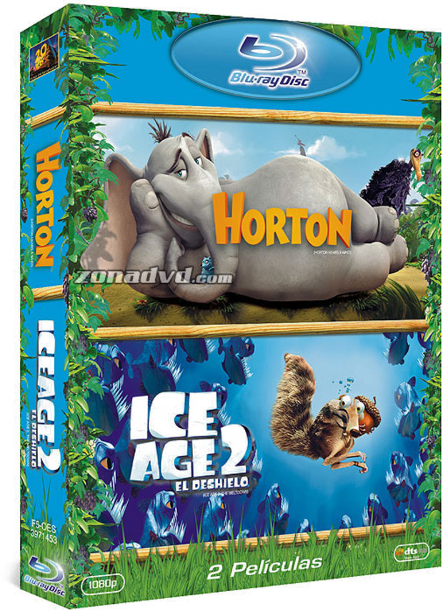 carátula Pack Horton + Ice Age 2 Blu-ray 1