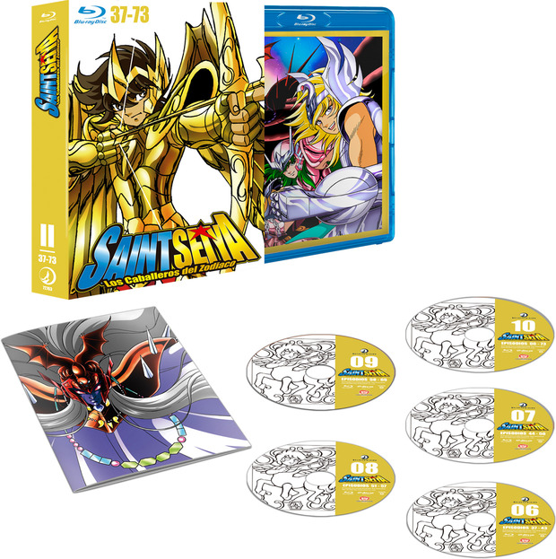 Los Caballeros del Zodiaco (Saint Seiya) - Cosmos Edition Box 2 - Saga del Santuario Parte 2 Blu-ray