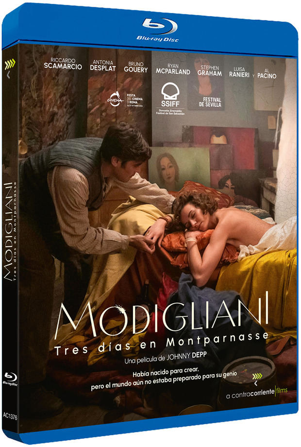 Modigliani, Tres Días en Montparnasse Blu-ray