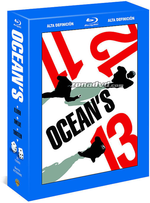 carátula Pack Ocean\'s 11, 12 y 13 Blu-ray 1