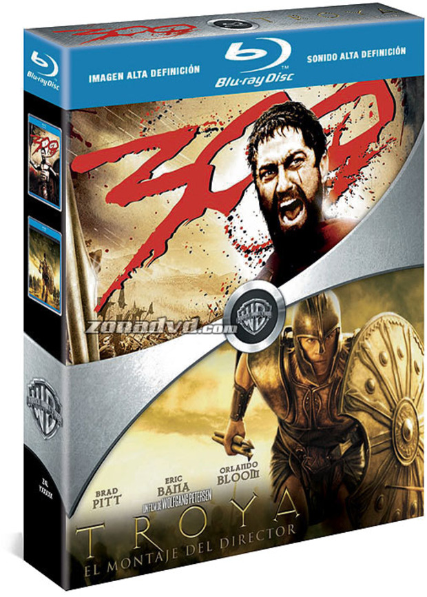 Pack 300 + Troya - Montaje del Director Blu-ray