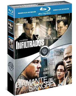 Pack Infiltrados + Diamante de Sangre Blu-ray