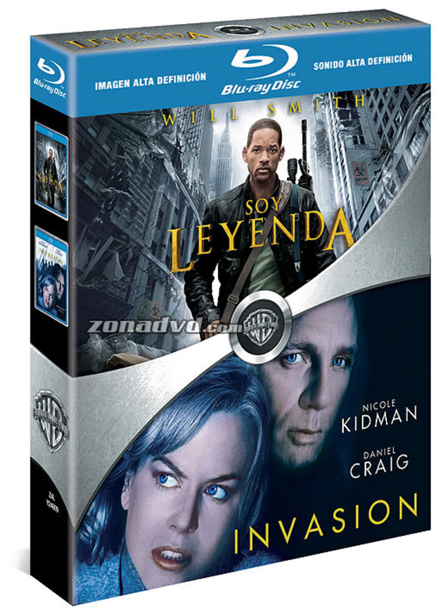 Pack Soy Leyenda + Invasión Blu-ray