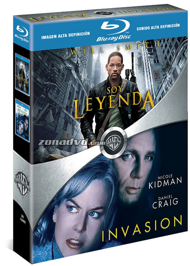 carátula Pack Soy Leyenda + Invasión Blu-ray 0