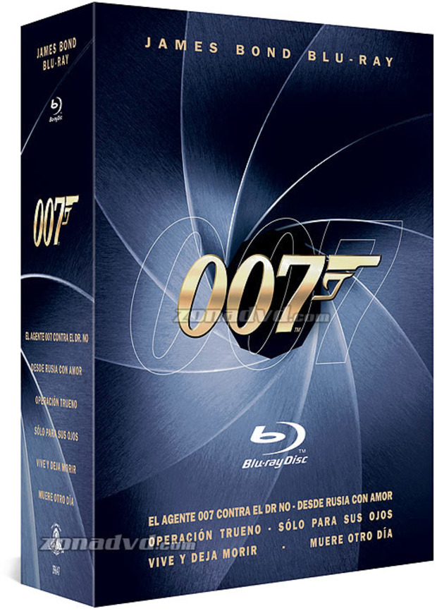 carátula James Bond Pack (6 títulos) Blu-ray 1