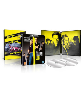 The Italian Job en Steelbook en UHD 4K The Italian Job en Steelbook en UHD 4K