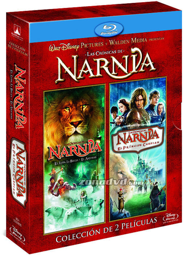 carátula Pack Las Crónicas de Narnia 1 y 2 Blu-ray 1