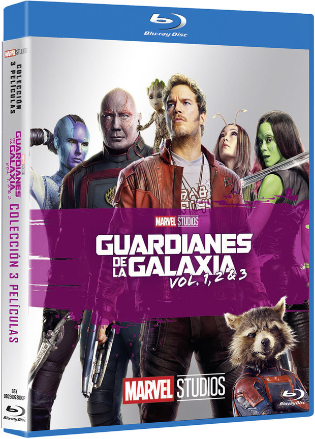 Pack Guardianes de la Galaxia Vol. 1, 2 y 3 Blu-ray