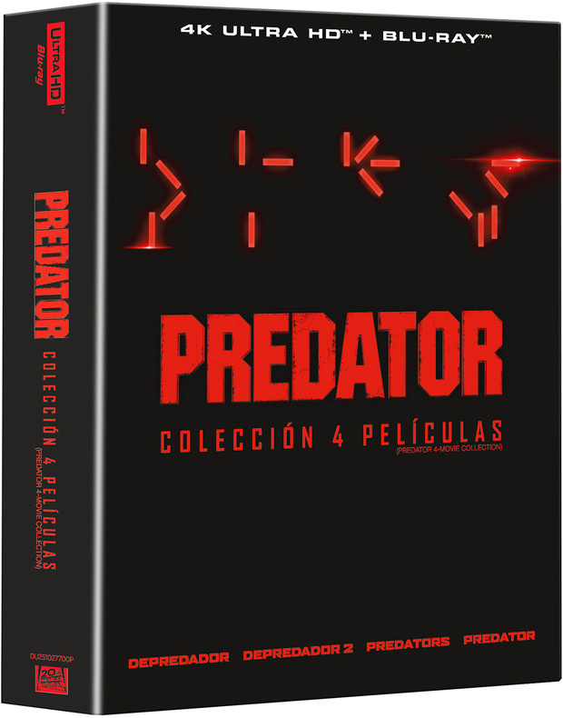 Predator - Colección 4 Películas Ultra HD Blu-ray