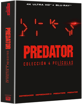Predator - Colección 4 Películas en UHD 4K y Blu-ray