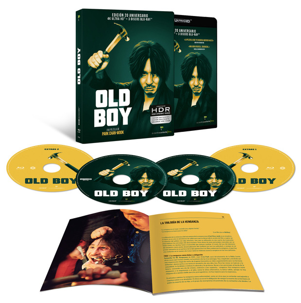 Old Boy - Edición 20 Aniversario Ultra HD Blu-ray