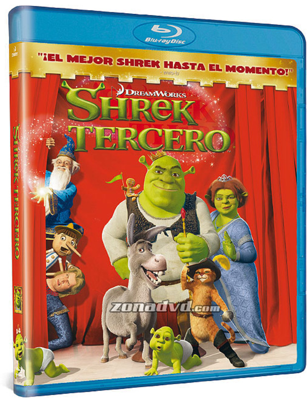 carátula Shrek Tercero Blu-ray 1