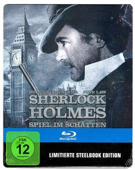 Sherlock Holmes: Juego de Sombras en Steelbook Sherlock Holmes: Juego de Sombras en Steelbook