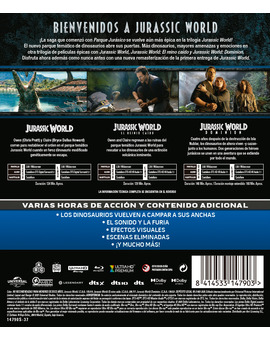 Trilogía Jurassic World - Edición Metálica Ultra HD Blu-ray 1