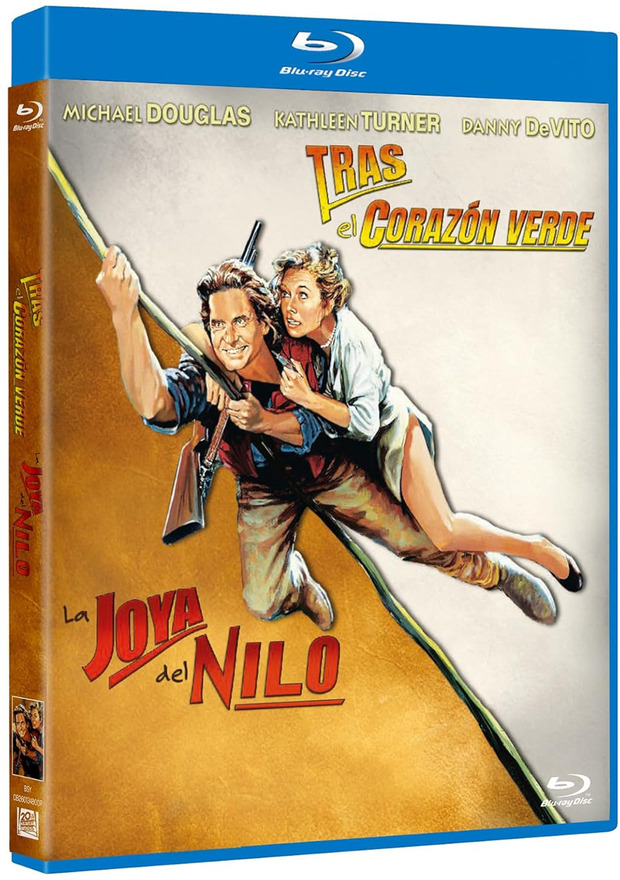 Pack Tras el Corazón Verde + La Joya del Nilo Blu-ray