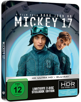 Mickey 17 en Steelbook en UHD 4K