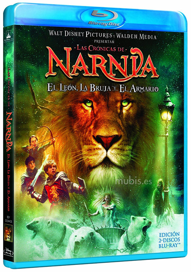 carátula Las Crónicas de Narnia: El León, la Bruja y el Armario Blu-ray 1
