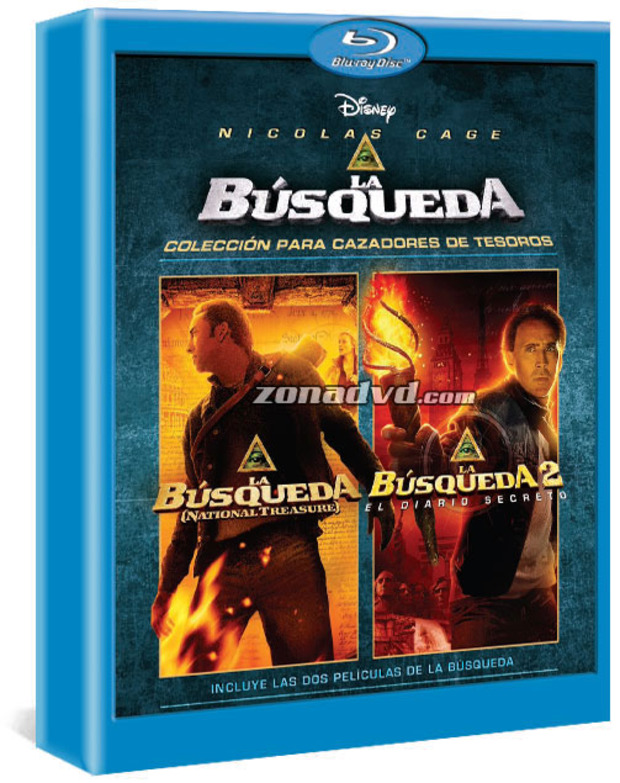 carátula Pack La Búsqueda Blu-ray 1