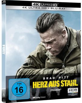 Corazones de Acero en Steelbook en UHD 4K