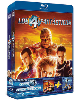 Pack Los 4 Fantásticos + Los 4 Fantásticos y Silver Surfer Blu-ray