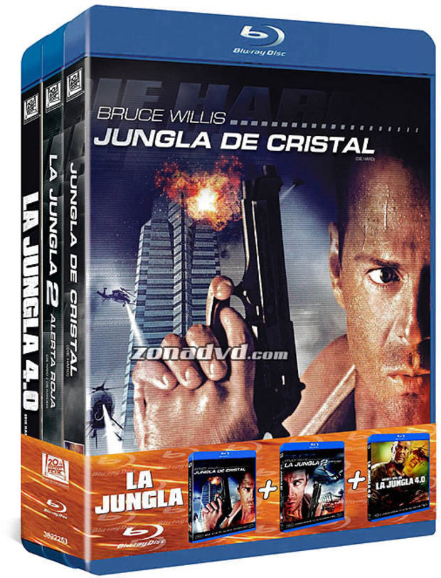 carátula Pack Jungla de Cristal Blu-ray 1