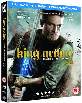 Rey Arturo: La Leyenda de Excalibur en 3D y 2D