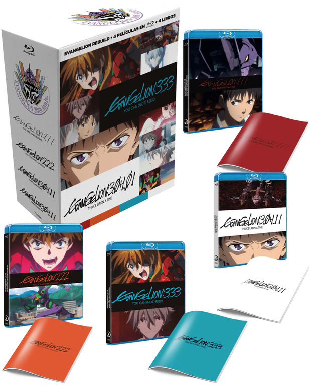 Evangelion Rebuild - 4 Películas Blu-ray