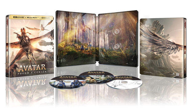 Avatar: Fuego y Ceniza - Edición Metálica Ultra HD Blu-ray