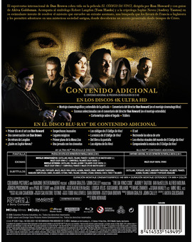 El Código Da Vinci - Edición Metálica 20º Aniversario Ultra HD Blu-ray 4