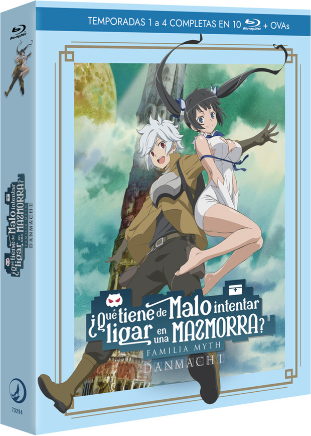 ¿Qué tiene de Malo intentar Ligar en una Mazmorra? Danmachi - Temporadas 1 a 4 Blu-ray