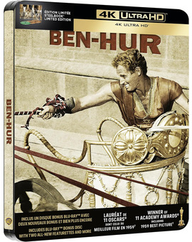 Ben-Hur en Steelbook en UHD 4K