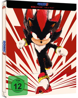 Sonic 3: La Película en Steelbook en UHD 4K Sonic 3: La Película en Steelbook en UHD 4K
