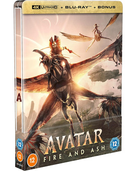 Avatar: Fuego y Ceniza en Steelbook en UHD 4K